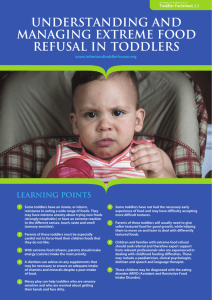 Understanding and Managing Extreme Food Refusal in Toddlers