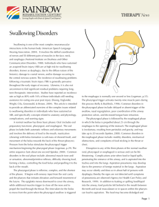Swallowing Disorders