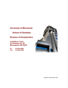 Graduate Endodontics Handbook