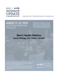 ACOFP – Intensive Update and Board Review Course