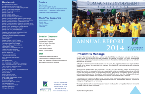 Volunteer Burnaby Annual Report