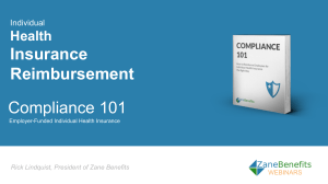 Compliance 101 Insurance Reimbursement