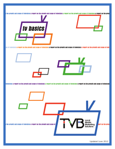 TV Basics Online - Television Bureau of Advertising