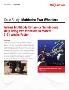 Case Study: Mahindra Two Wheelers