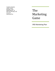The Marketing Game