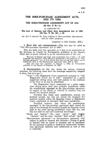 the hire-purchase agreement acts, 1933 to 1934.
