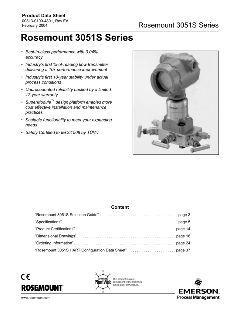 Rosemount 3051S Series