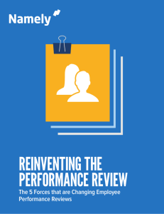 The 5 Forces that are Changing Employee Performance Reviews