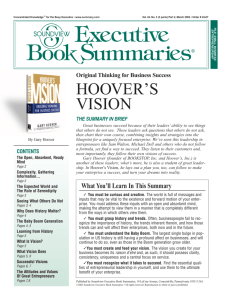 HOOVER'S VISION