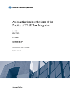 An Investigation into the State of the Practice of CASE Tool Integration