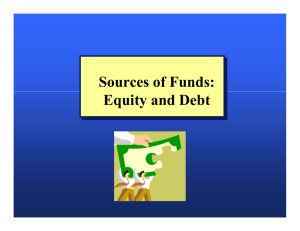 Sources of Funds - Department of Economics