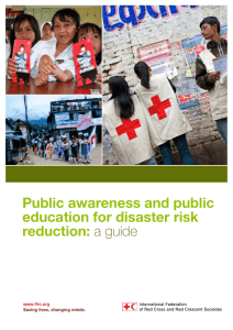 Public awareness and public education for disaster risk reduction: a