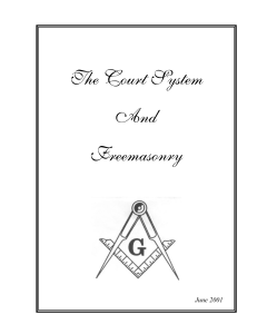 The Court System And Freemasonry