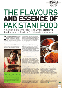 The Flavours of Pakistan