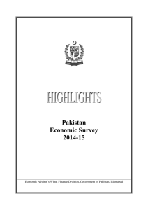 Pakistan Economic Survey 2014-15