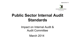 Public Sector Internal Audit Standards