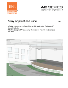 Array Application Guide