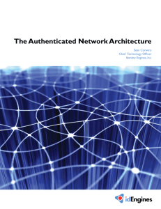 The Authenticated Network Architecture