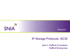 IP Storage Protocols: iSCSI