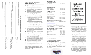 Probation Brochure and Enrollment Form