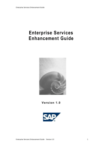 Enterprise Services Enhancement Guide