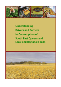 Understanding Drivers and Barriers to Consumption of South East