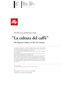 “La cultura del caffè”