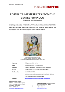 portraits: masterpieces from the centre pompidou