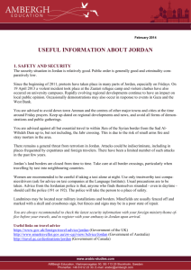 useful information about jordan