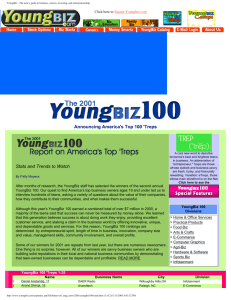 YoungBiz - The teen's guide to business, careers