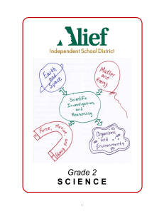 Grade 2 SCIENCE - Alief Independent School District