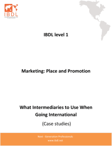 What Intermediaries to Use When Going International