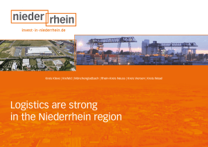 Logistics are strong in the Niederrhein region - invest-in