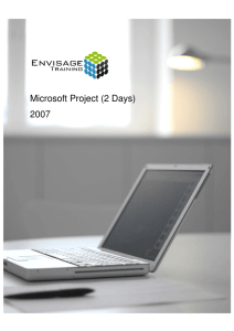 Microsoft Project (2 Days) 2007