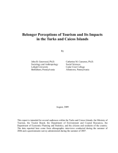 Belonger Perceptions of Tourism and Its Impacts