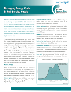 Managing Energy Costs in Full-Service Hotels