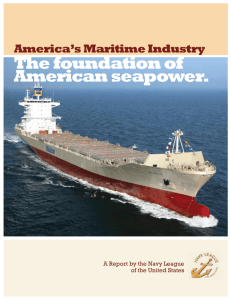 America's Maritime Industry: The Foundation of American Seapower