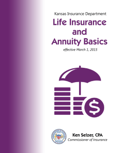 Life Insurance and Annuity Basics