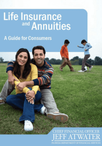 Life Insurance and Annuities - Florida Department of Financial