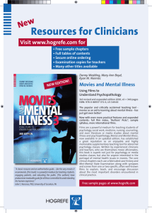W Resources For Clinicians - Society for the Teaching of Psychology