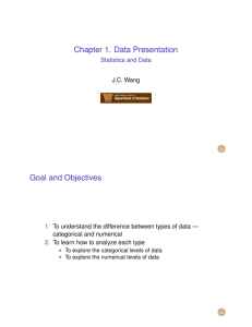 Chapter 1. Data Presentation