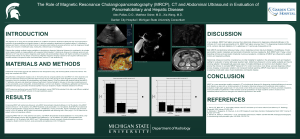 CT and Abdominal Ultrasound in Evaluation of Pancreatobiliary and