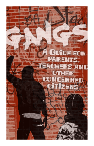 GANGS: A guIde for parents