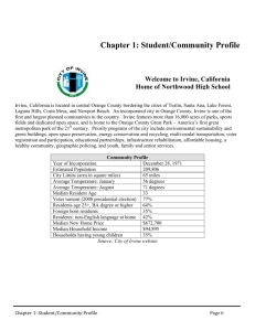 Chapter 1: Student/Community Profile
