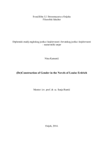 (De)Construction of Gender in the Novels of Louise Erdrich