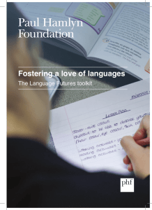 Fostering a love of languages