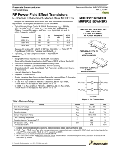 MRF8P23160WHR3, MRF8P23160WHSR3 2300