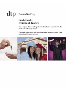 Criminal Justice Study Guide And Practice Test