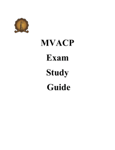 Study Guide - Roper Victim Assistance Academy of Maryland