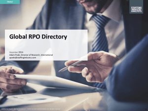 Global RPO Directory - Staffing Industry Analysts